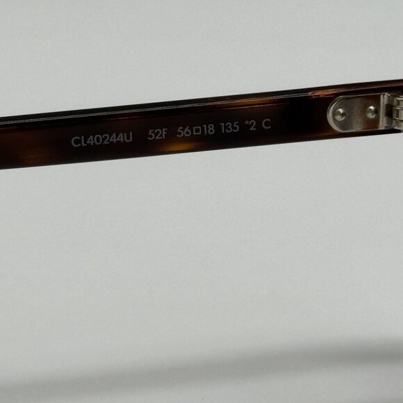 NEW CL40244U 52F CELINE SUNGLASSES HAVANA WOMEN EYEWEAR CELINE CL 40244U - Picture 10 of 12